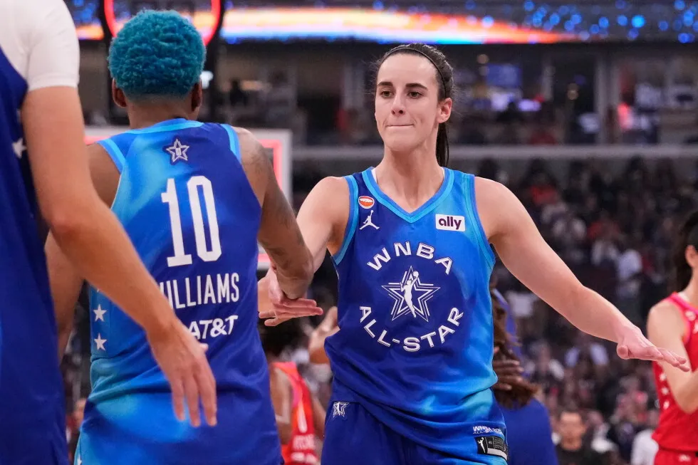 Jones and Clark help Team Spoon beat Team Coop 129-122 in the WNBA All-Star Game