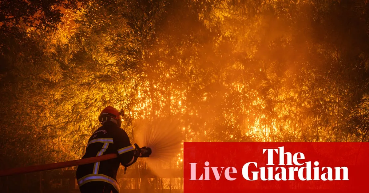 Europe wildfires: more than 300,000 flee homes and holiday accommodation in France and Spain as fires rage