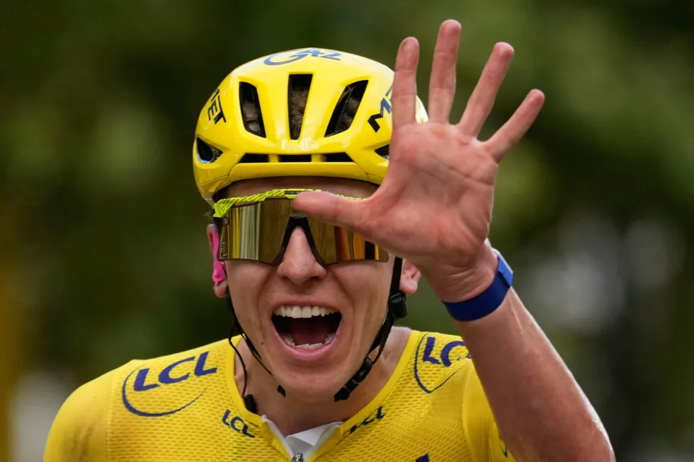 Tadej Pogacar wins a record-equaling fifth Tour de France title