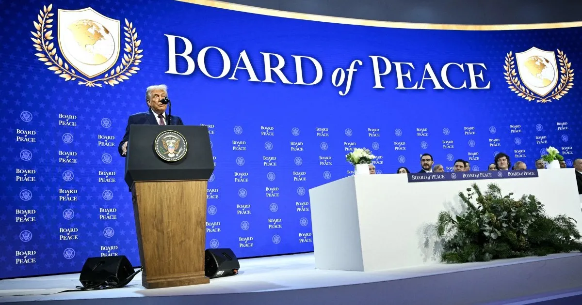 Trump launches ‘Board of Peace’ at ceremony in Davos