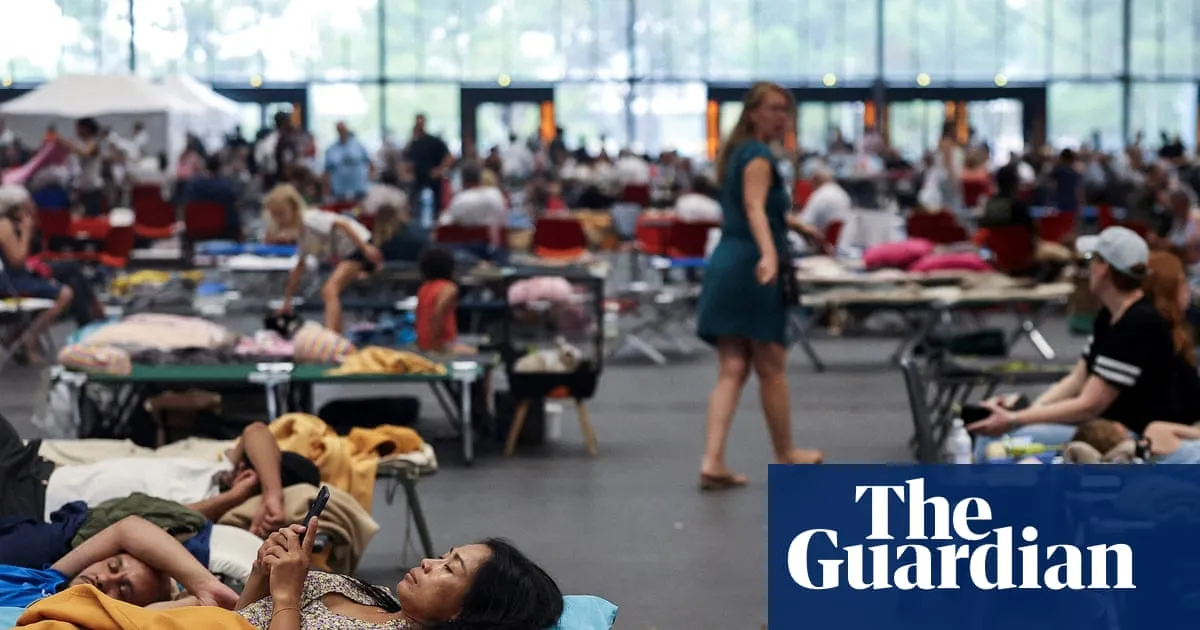 ‘It felt like being in a disaster movie’: uncertainty after evacuation from France’s Gironde wildfire