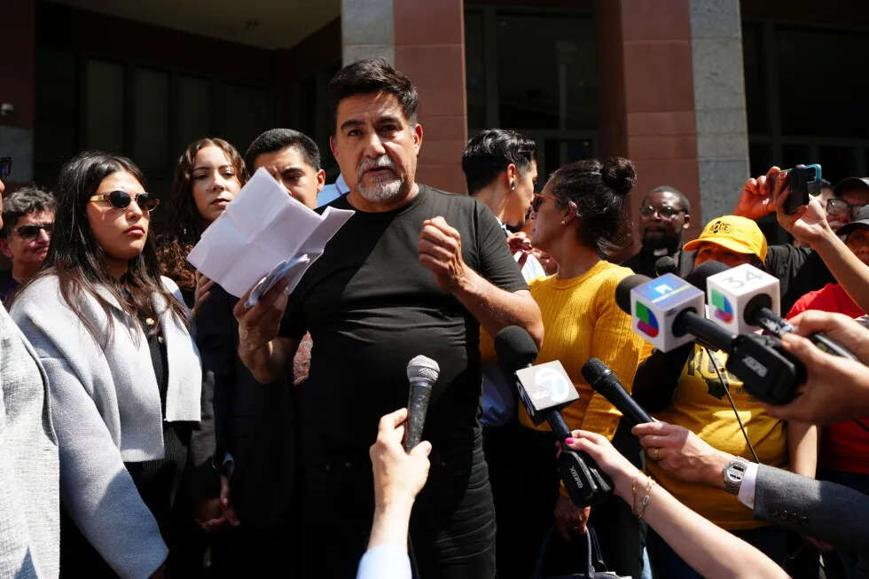 Prosecutors move to drop charge against California labor leader arrested during immigration protest