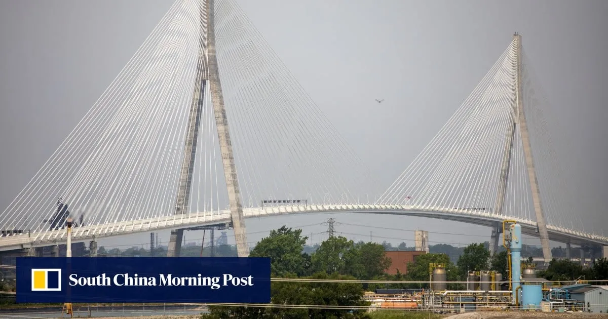 US-Canada bridge opens in Detroit even as trade disputes test the neighbours’ ties