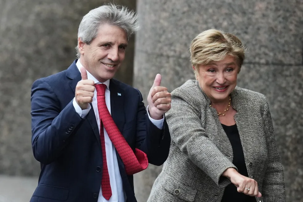 IMF chief says Argentina is better positioned to meet debt obligations under Milei
