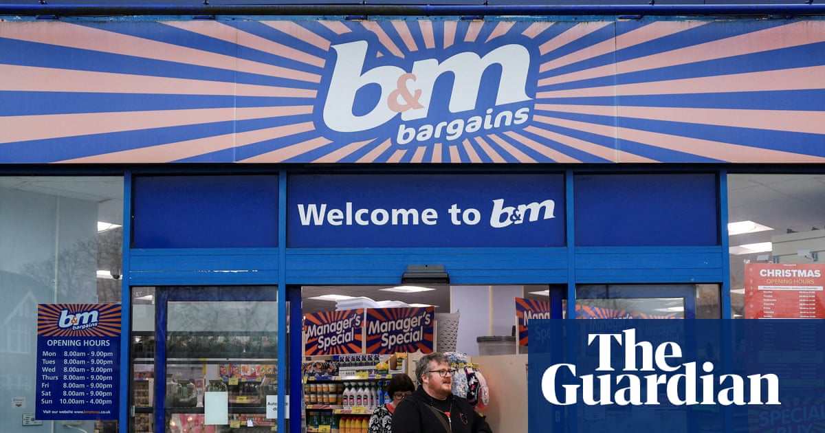 B&M and The Works hit by tough Christmas trading
