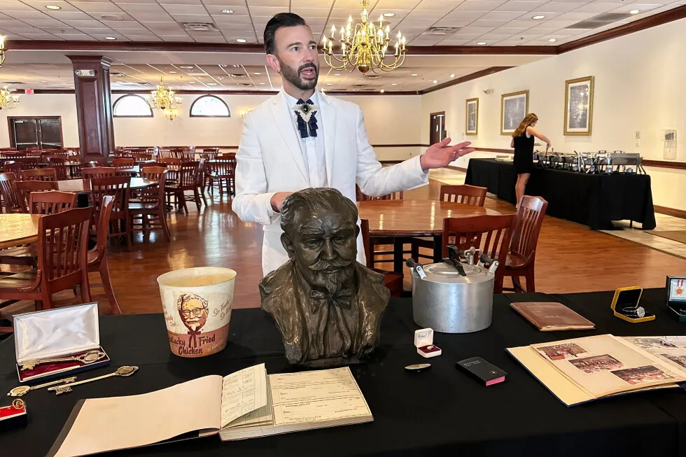 KFC founder Colonel Sanders’ personal items, former home and restaurant up for auction