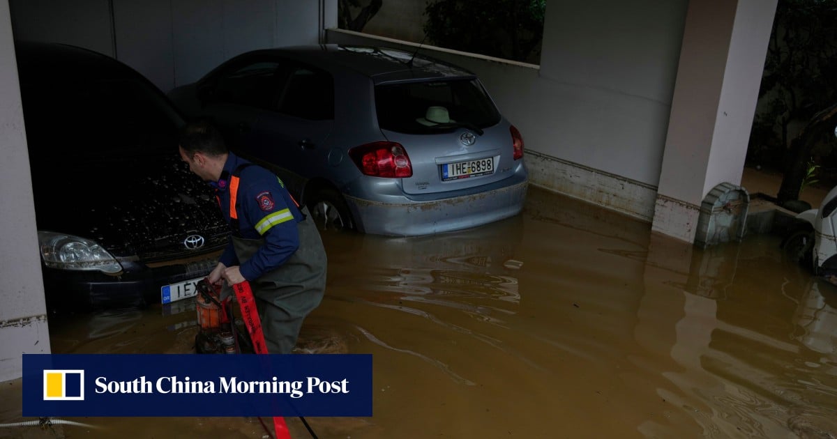 Deadly storm in Athens dumps six months of rain in a single day