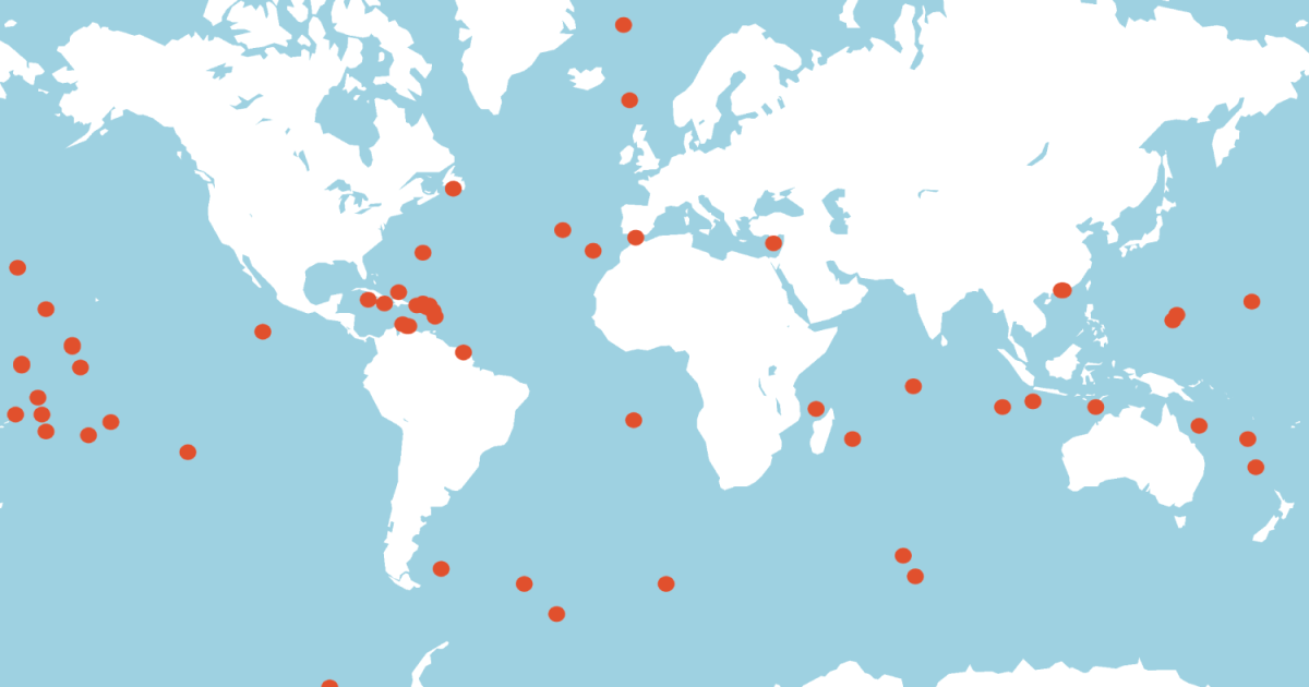 Mapping the 10 countries with the most overseas territories