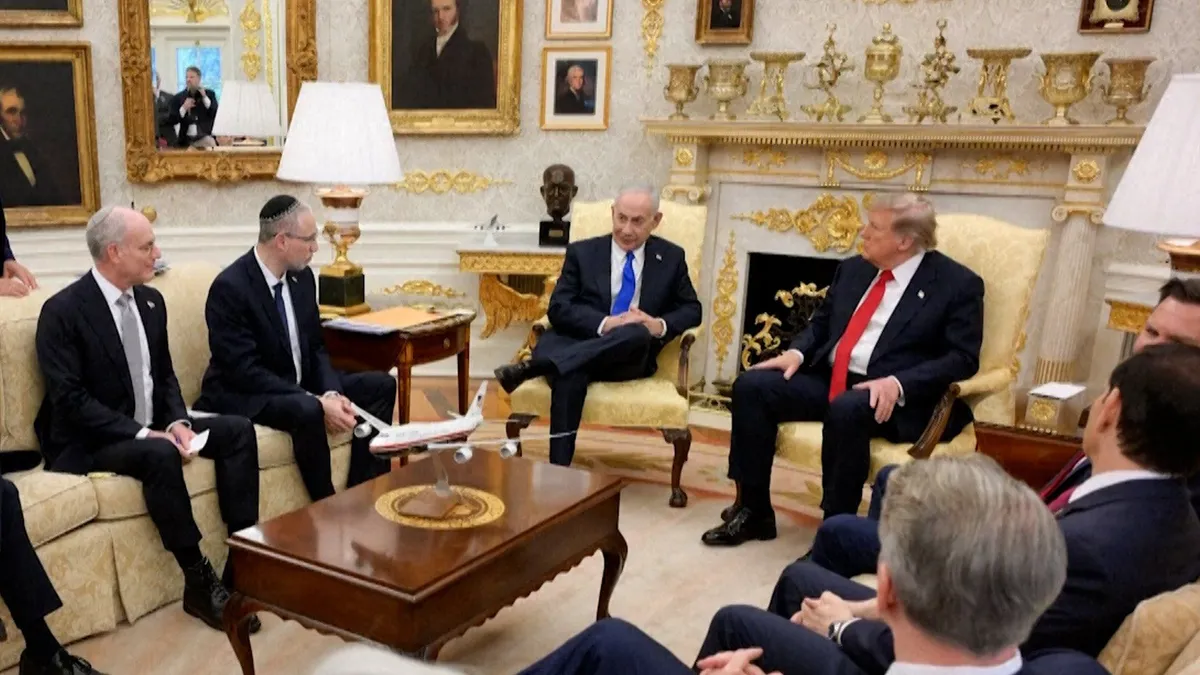 Media not invited as Trump, Netanyahu hold talks at the White House