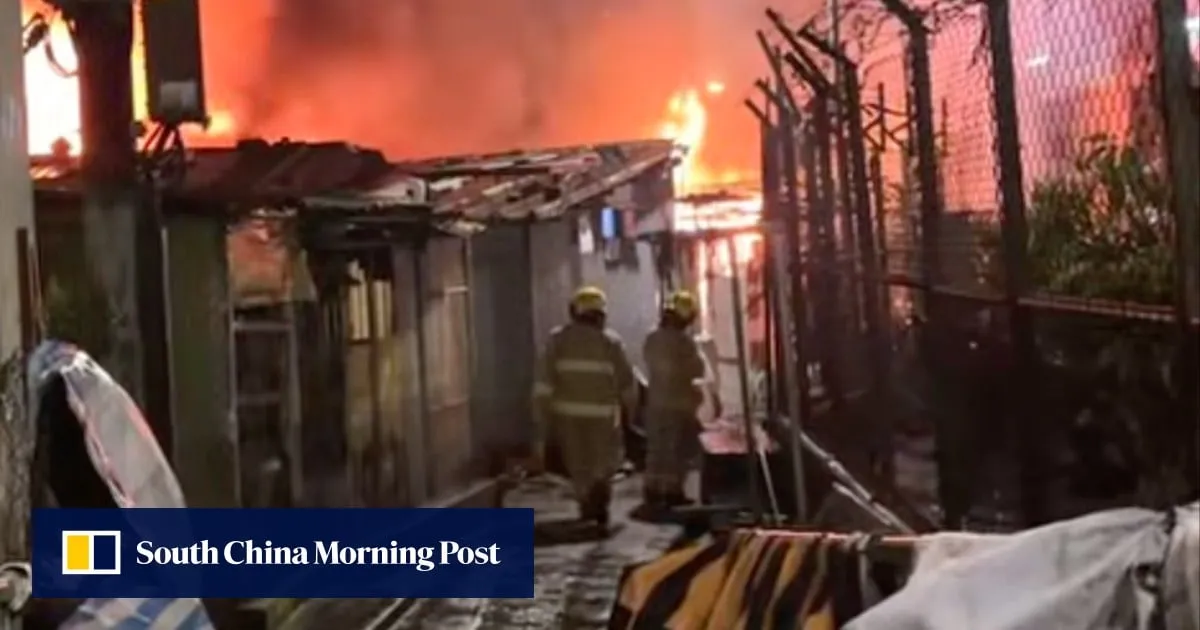 Man dies, 78 people evacuated after fire breaks out at Hong Kong village house