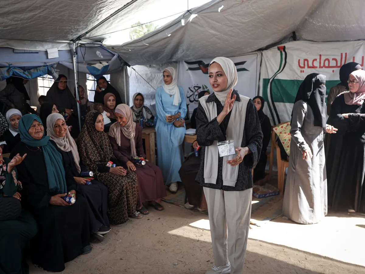 A safe space for Gaza women: A sanctuary to speak, heal and share amid war
