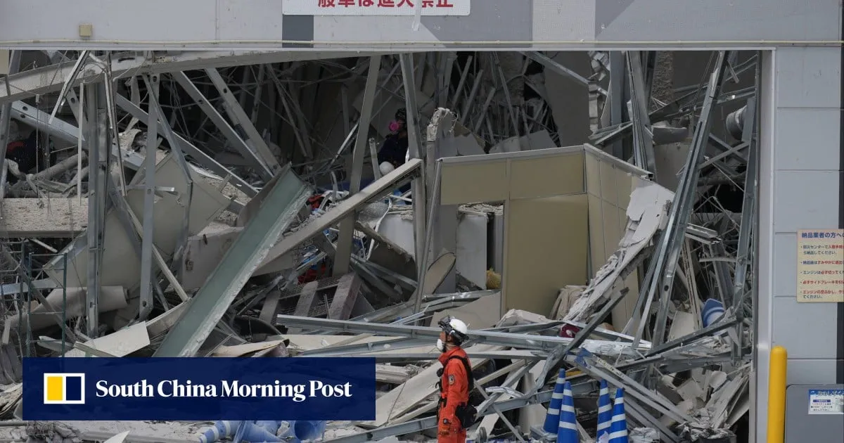 Japanese mall is rebuilt to withstand earthquakes. Then it collapses again
