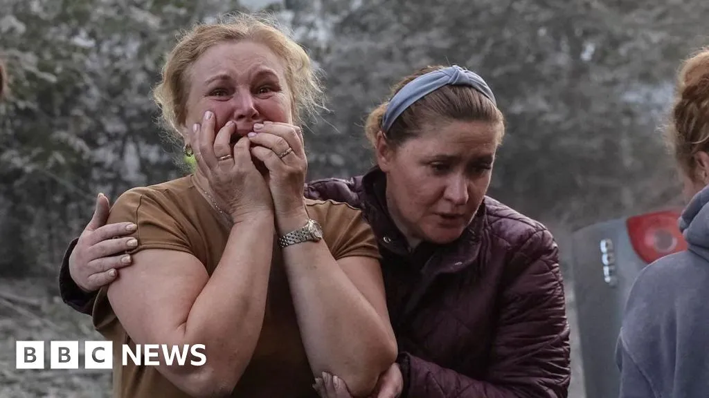 Three children among eight dead in Russian strikes on Ukraine, officials say