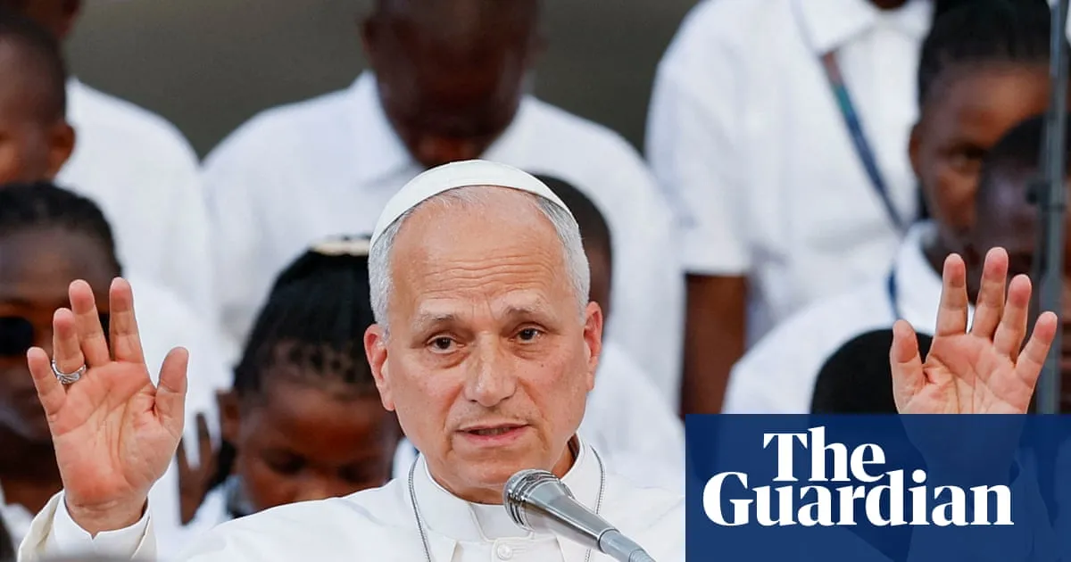 Pope Leo invokes immigrant and slavery roots in call for US to honour founding ideals