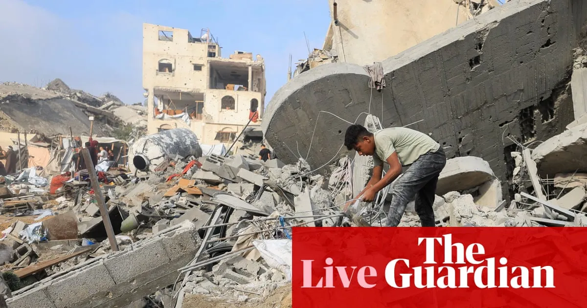 Middle East crisis live: Trump claims Gaza deal reached; Iran targets US bases in Kuwait
