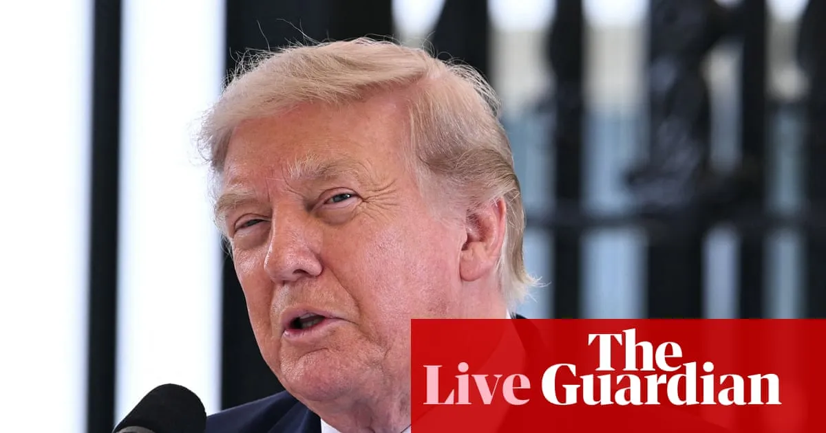 Trump attacks Republican senator and defends $1.8bn slush fund amid Blanche nomination standoff – live