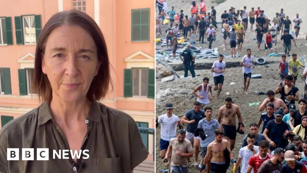 What triggered the mass migrant crossings into Ceuta?