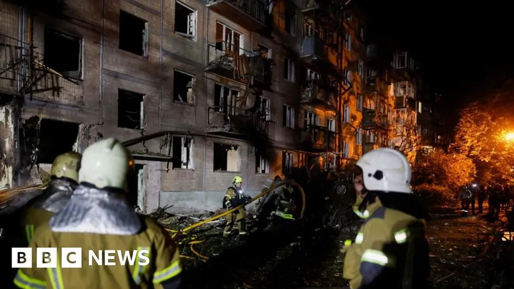 Russian strikes on Kyiv kill at least nine, Ukraine officials say
