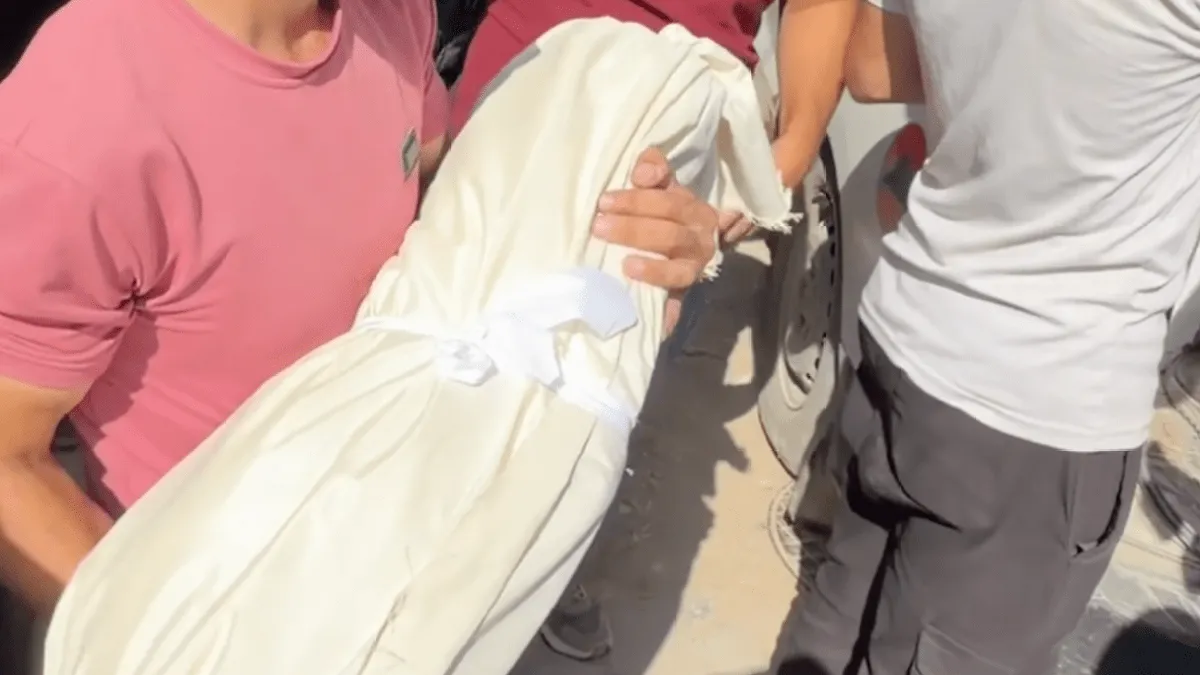 Fetus found among the ruins of a deadly Israeli strike on Gaza
