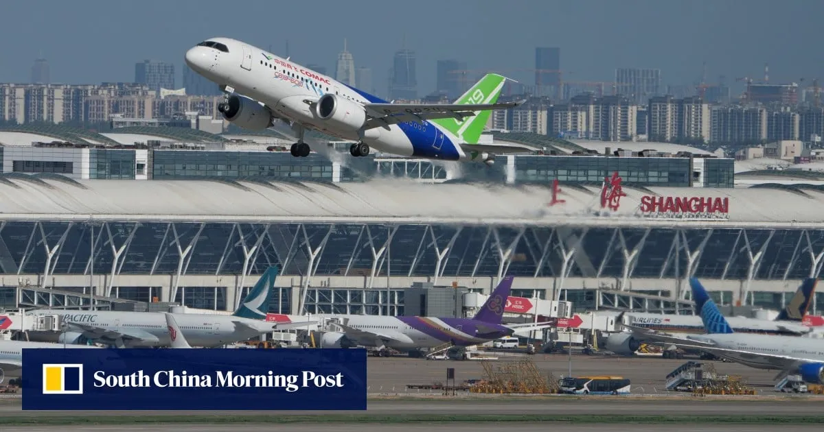 High-altitude variant of China’s C919 airliner completes first test flight in Shanghai