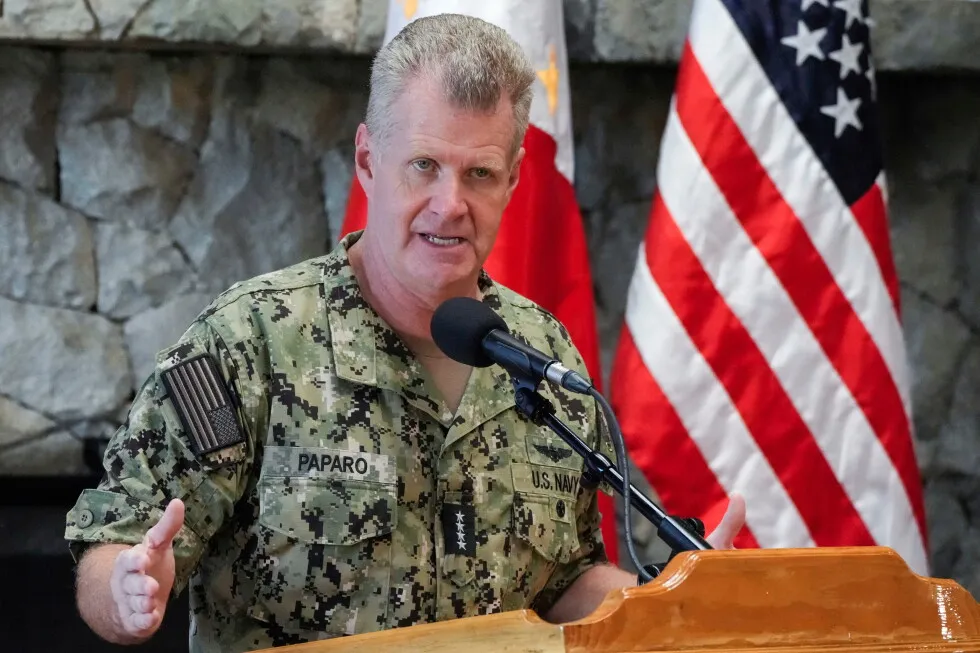 Top US admiral warns against coercion, says no nation will dominate Indo-Pacific