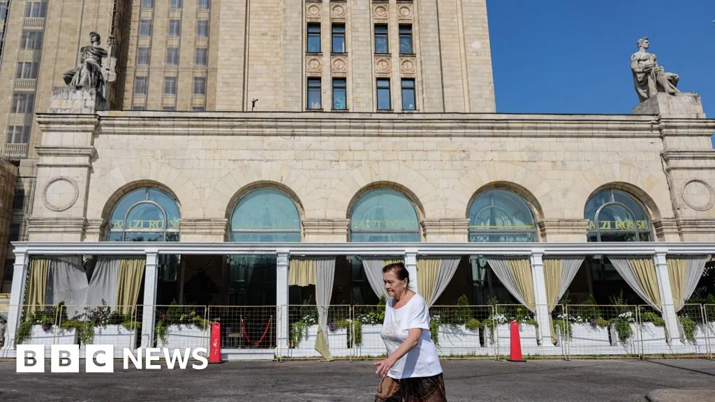 Outside the Moscow restaurant where bomb killed three
