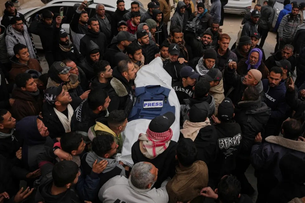 People in Gaza dig through garbage for things to burn to keep warm — a far cry from Trump’s vision