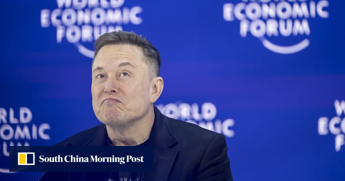 In Davos debut, Musk highlights key China advantage in AI race