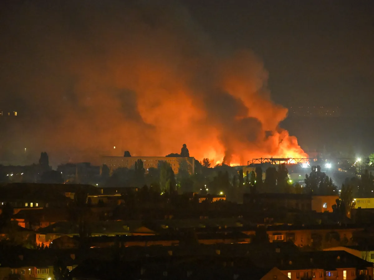 Russia strikes Ukrainian capital Kyiv with ballistic missiles