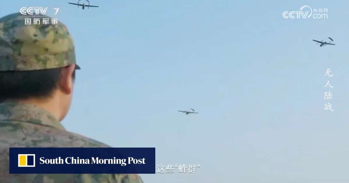 1 soldier, 200 drones: China showcases rapid launch and agility in swarm warfare tactics