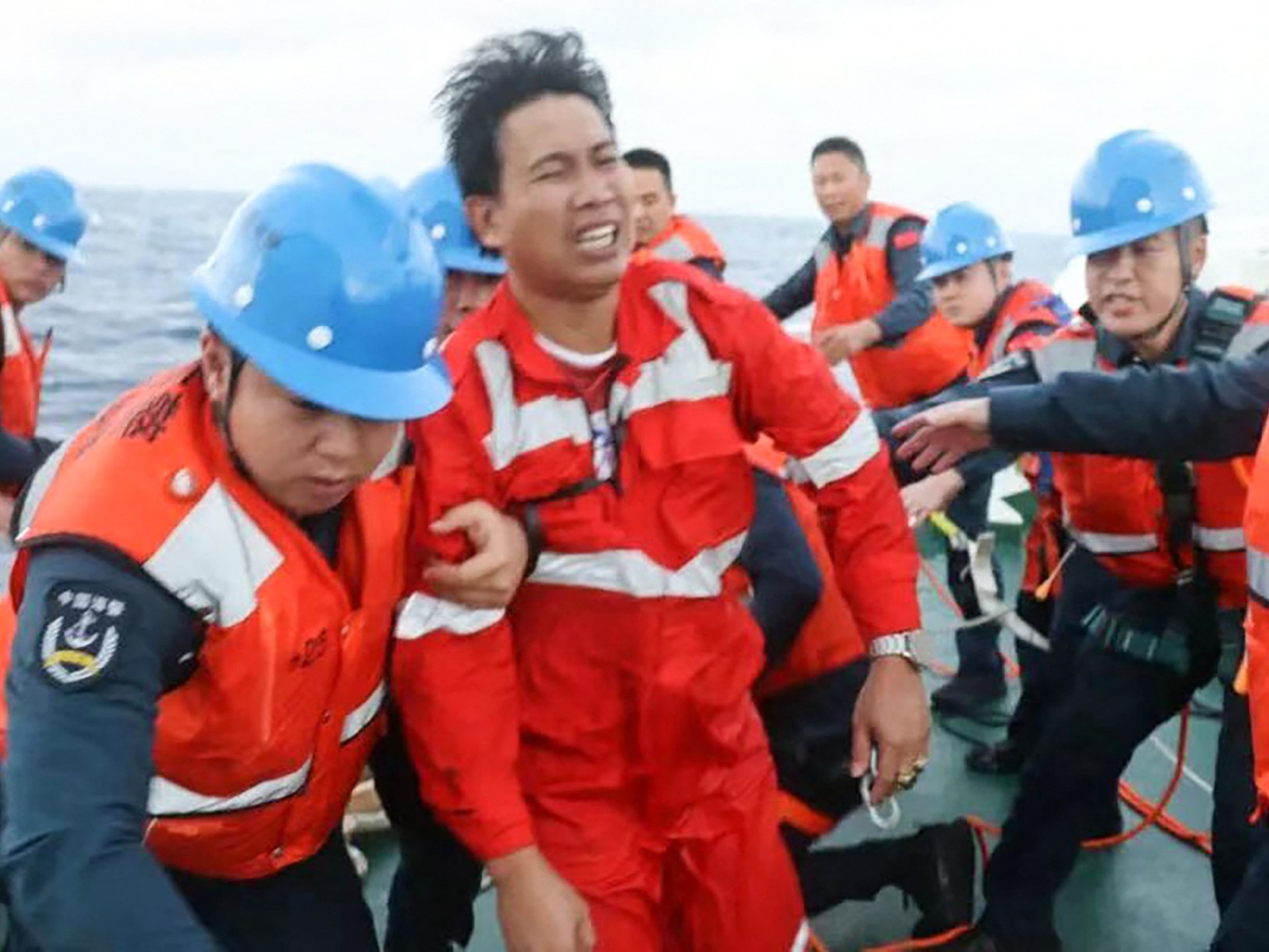 At least 2 sailors dead after cargo ship sinks in disputed South China Sea