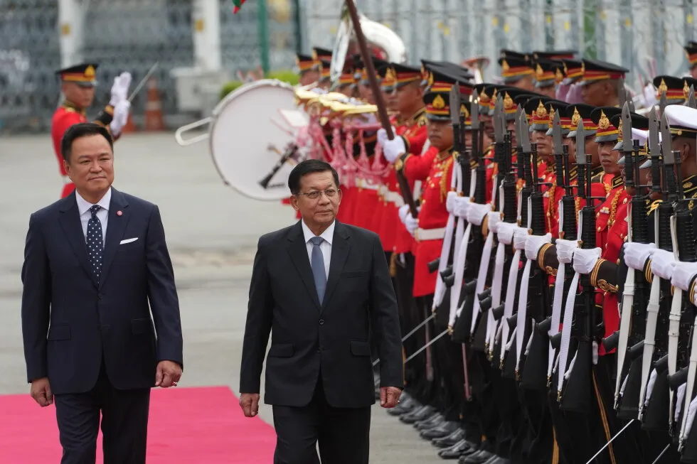 Leader of Myanmar’s military-backed government arrives in Thailand seeking political legitimacy
