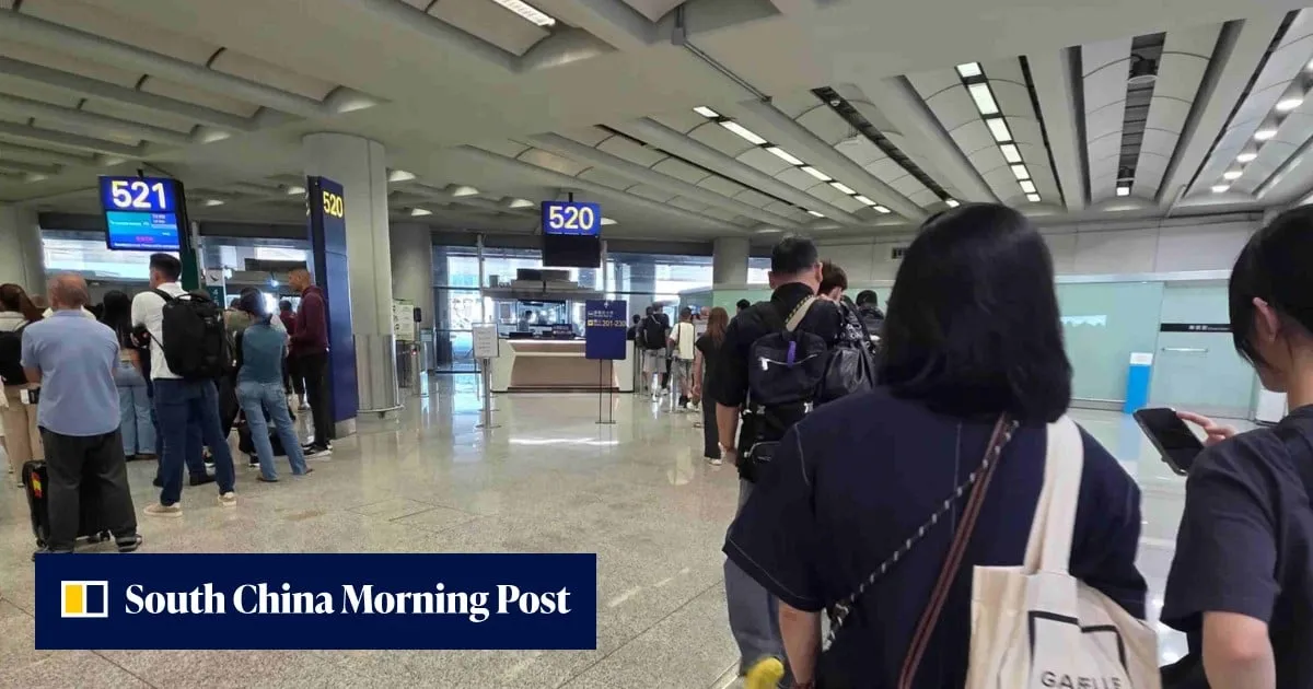 Hong Kong airport’s Terminal 2 train breaks down, sparks disruptions