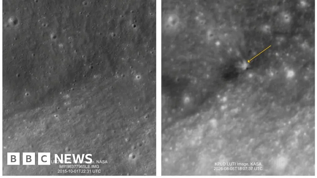 South Korea space agency shares Moon images after SpaceX rocket debris crash