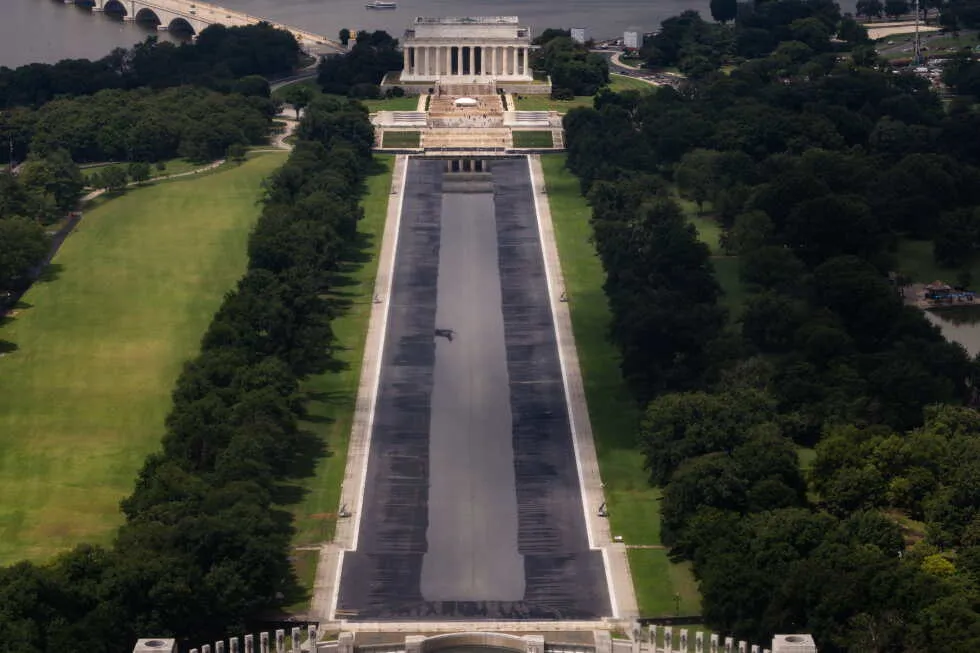 FACT FOCUS: A look at Trump’s false and misleading claims about the Reflecting Pool